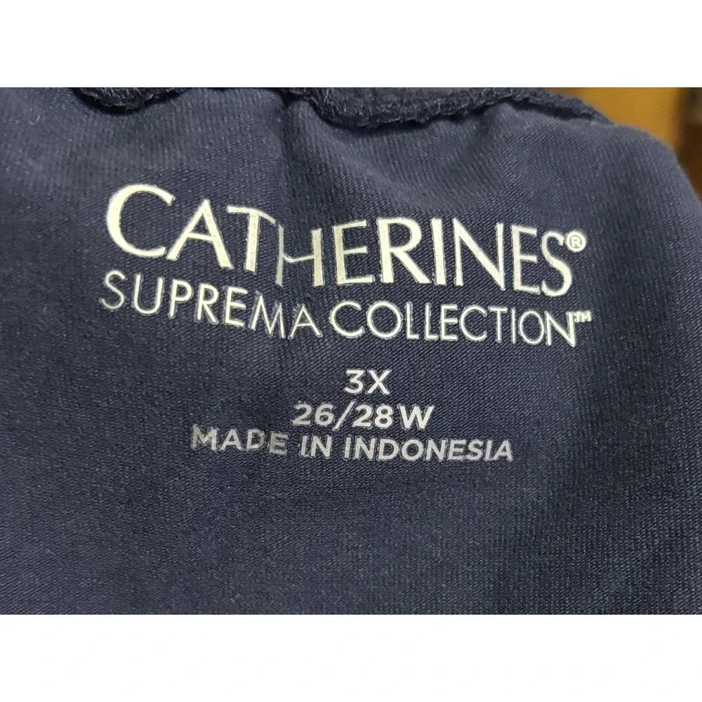catherines suprema pants 3x Navy‎ Blue
